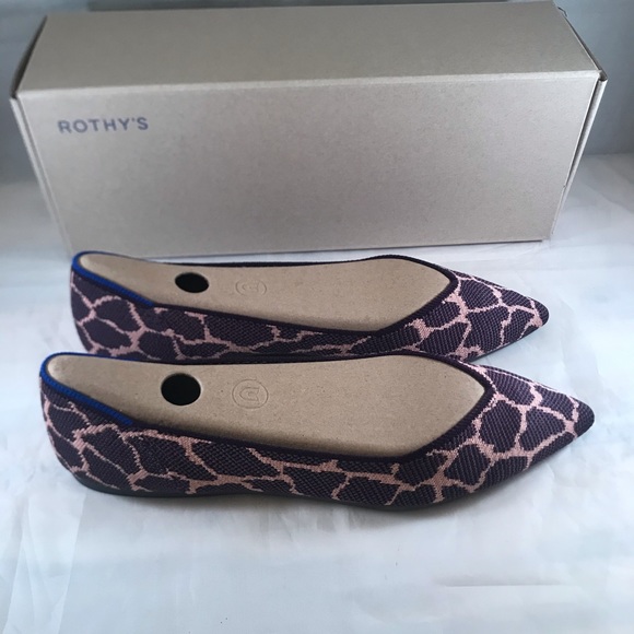 Rothy's VIOLET GIRAFFE Women Size 11,11.5 - Picture 3 of 11